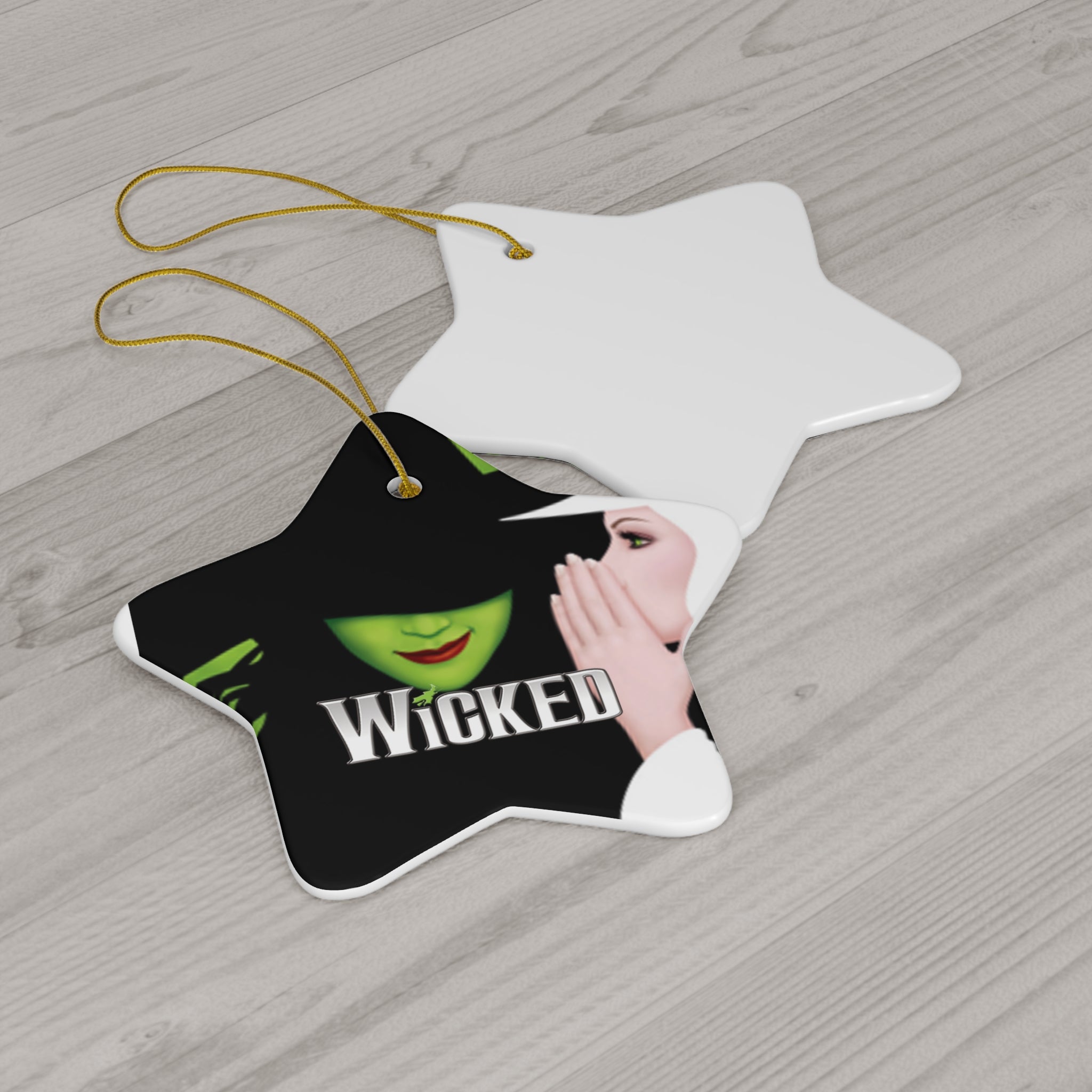 Wicked- Ceramic Ornament, 4 Shapes - Creations by Chris and Carlos